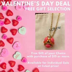 J.Crew EUC Neon Gold Pendant Necklace